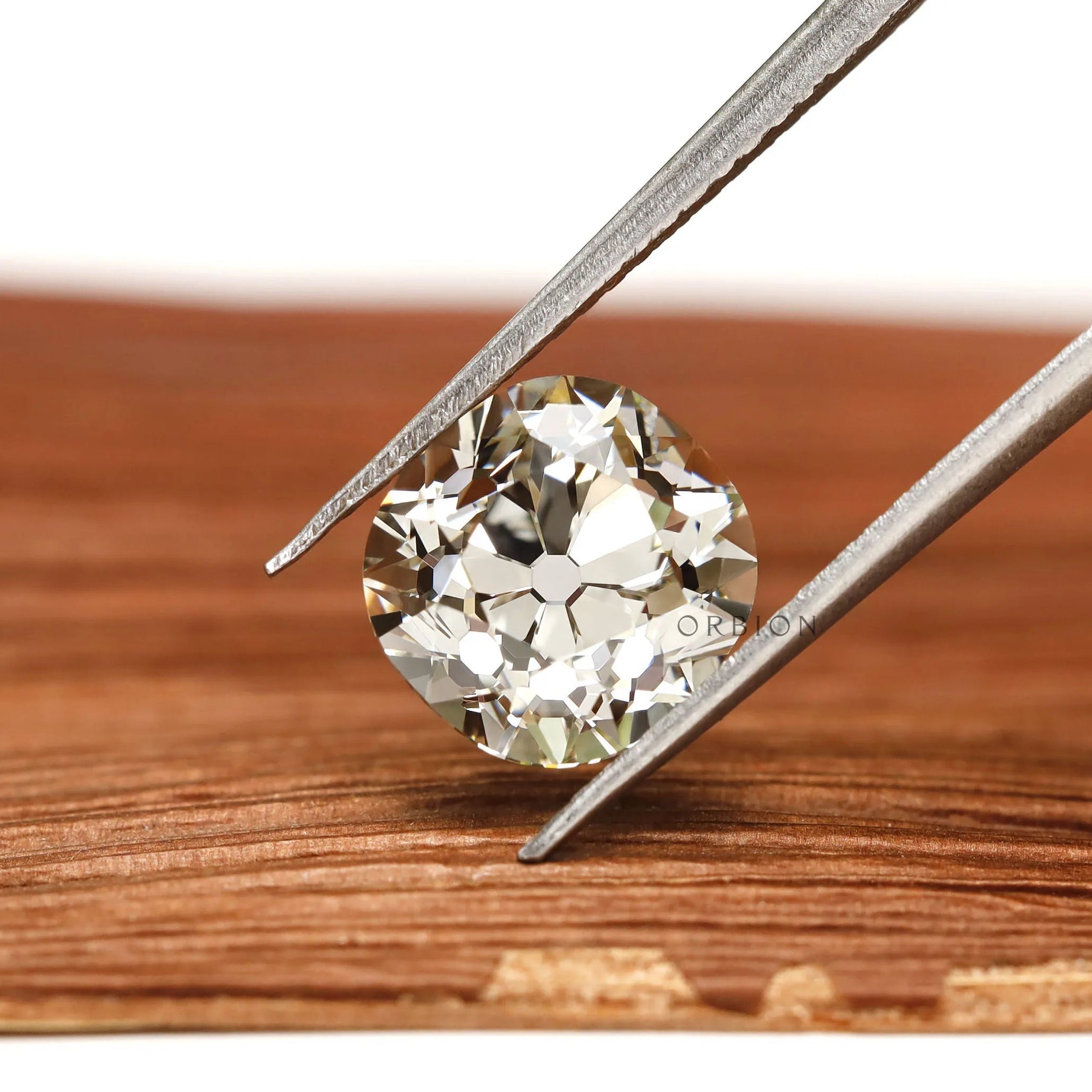 Vintage cushion cut lab grown diamond 2.70 ct loose gemstone