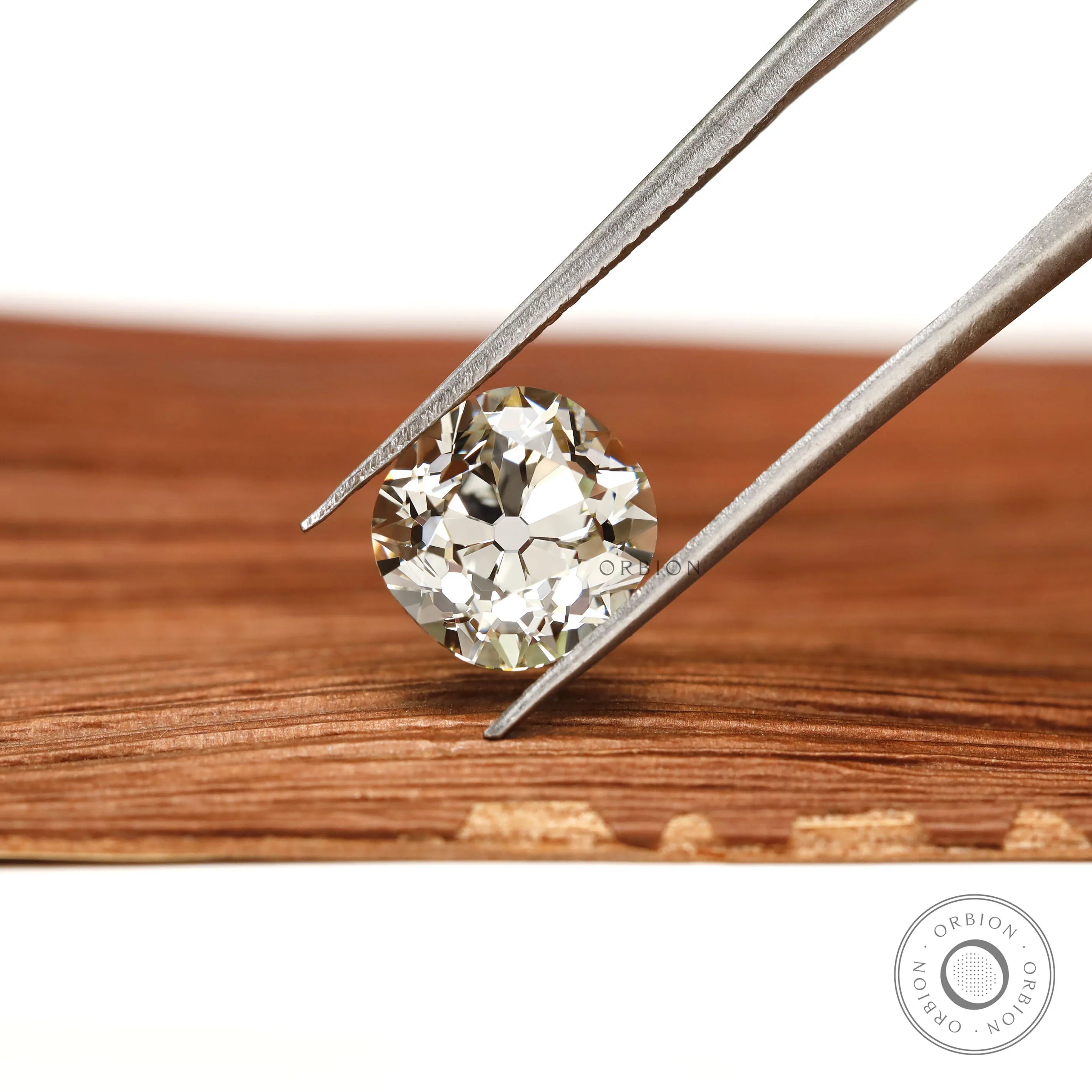 Vintage cushion cut lab grown diamond 2.70 ct loose gemstone