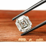 Elongated asscher lab grown diamond, Old mine cut