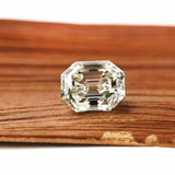 Vintage cut asscher diamond for custom engagement ring