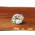 3 carat asscher shaped lab grown diamond loose