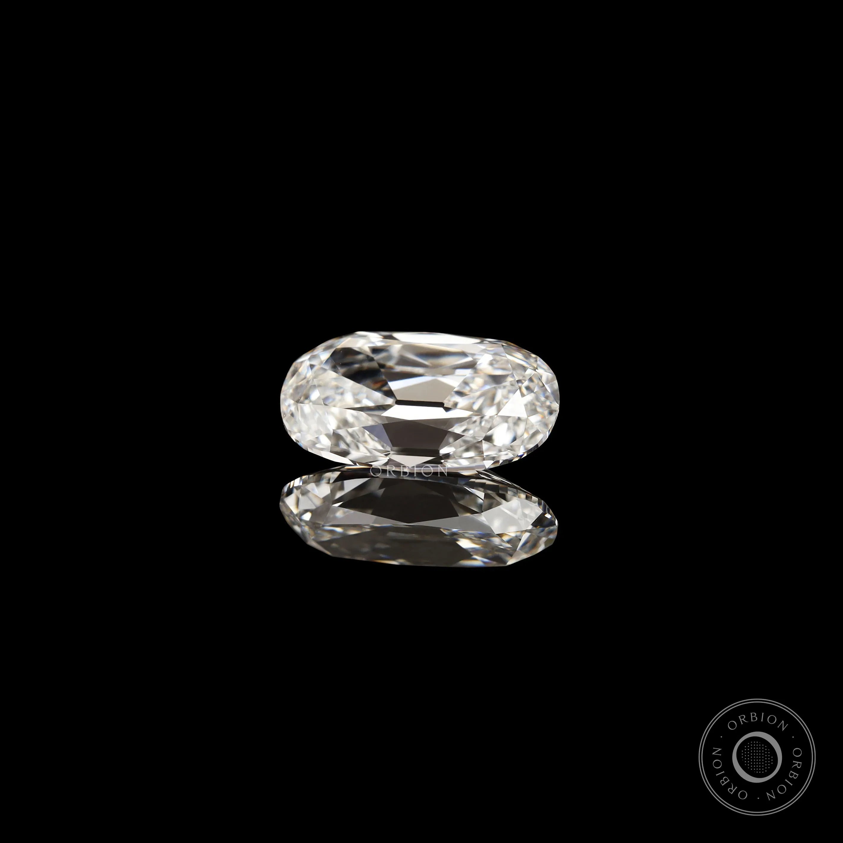 2 ct Antique old mine cut elongated cushion lab diamond loose gem