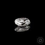 Elongated cushion 2 ct lab grown diamond with vintage faceted pattern