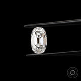 Elongated cushion lab diamond 2 ct with classic old mine brilliance