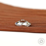 Elongated cushion lab grown diamond 2 ct with timeless antique faceting