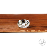 4 ct Elongated cushion lab diamond with clean base and antique faceting