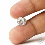 Old cut cushion lab diamond loose stone 1.60 ct