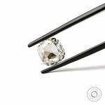 Vintage cut cushion shaped lab grown diamond loose