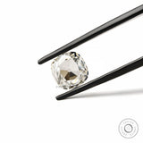 Vintage cut cushion shaped lab grown diamond loose