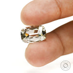OMC warm color elongated cushion lab diamond bar culet