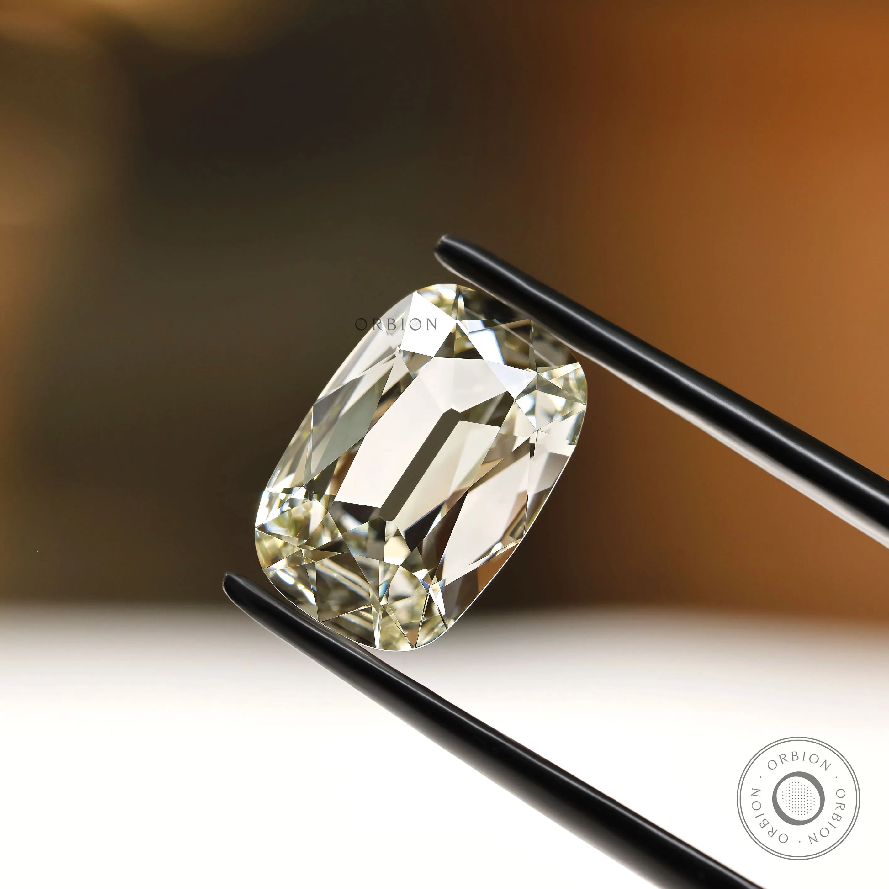 4 ct omc elongated cushion lab diamond loose antique cut gemstone