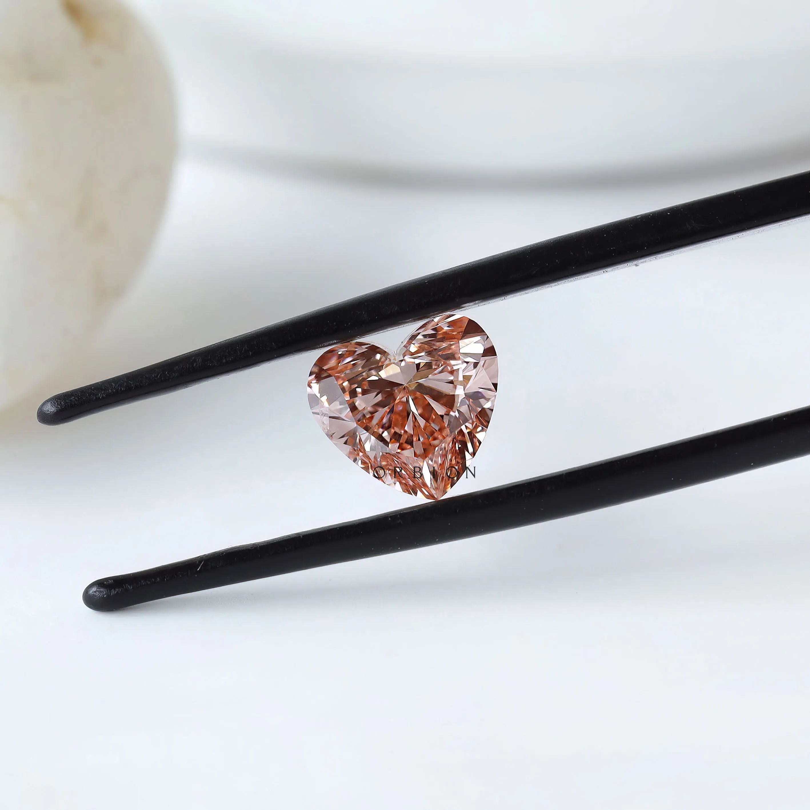 Vivid pink heart cut lab diamond 1.70 ct loose stone