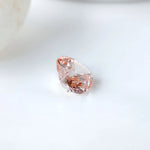 1.70 ct Loose heart shaped lab diamond in vivid pink tone