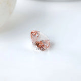 1.70 ct Loose heart shaped lab diamond in vivid pink tone