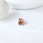 2 ct Heart shaped lab diamond with rich pink saturation loose stone