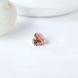 2 ct Heart shaped lab diamond with rich pink saturation loose stone