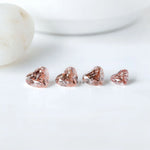 Pink heart cut lab grown diamond 0.86 ct loose stone
