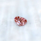 Heart cut pink lab grown diamond 1.10 ct loose gem