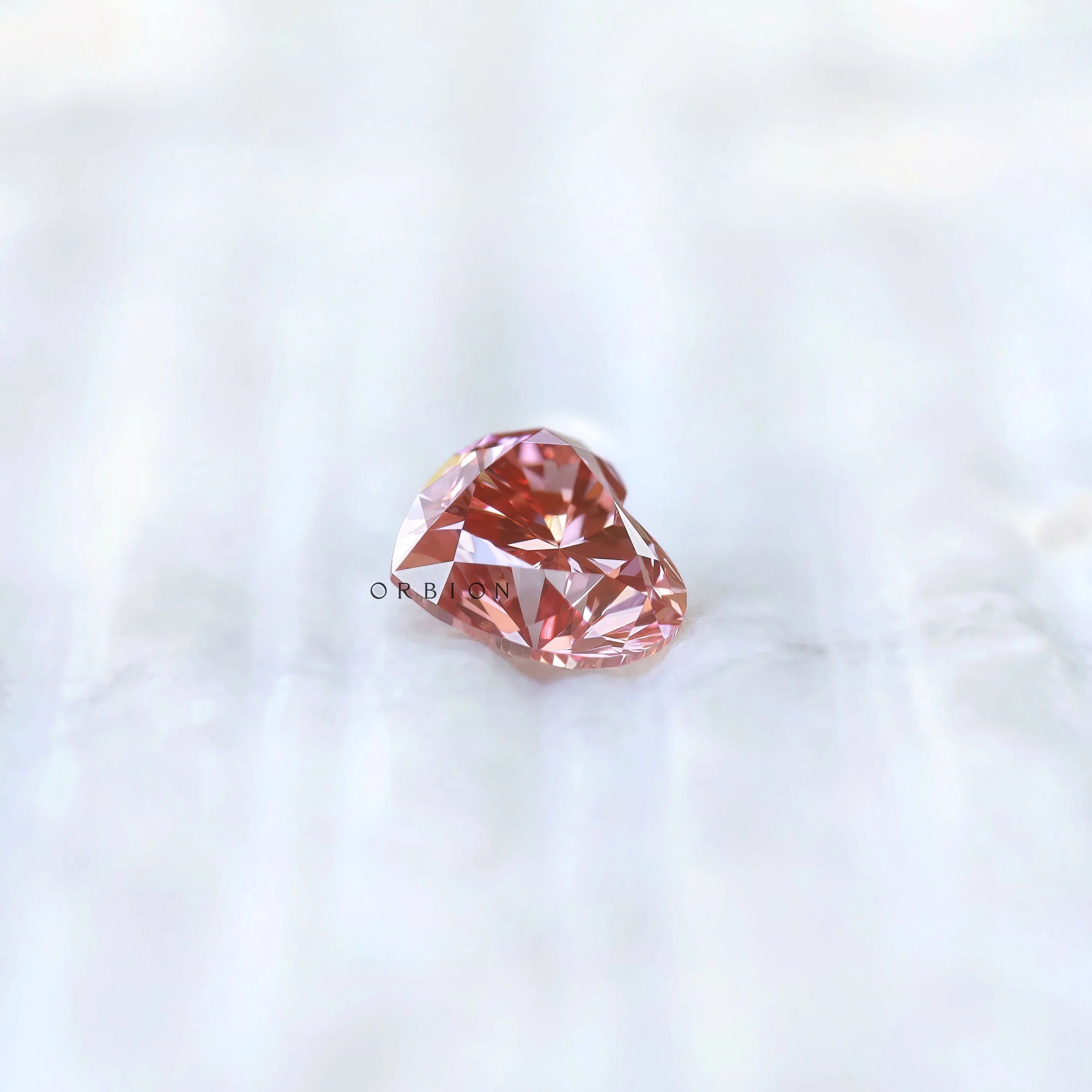 1.10 ct Pink lab diamond heart shape fine jewelry loose stone