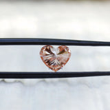 Romantic heart shaped vivid pink lab diamond 2 ct loose gem