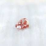 1.50 ct Vivid pink lab diamond with elegant heart shape