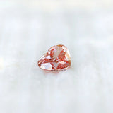 1.50 ct Vivid pink lab diamond with elegant heart shape