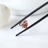 1.60 ct Pink lab grown diamond heart shape elegant loose gem