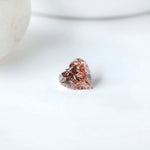 1.60 ct Heart cut lab diamond with soft pink tone loose stone