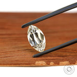 2 ct Lab grown diamond moval cut with vintage warmth and sparkle
