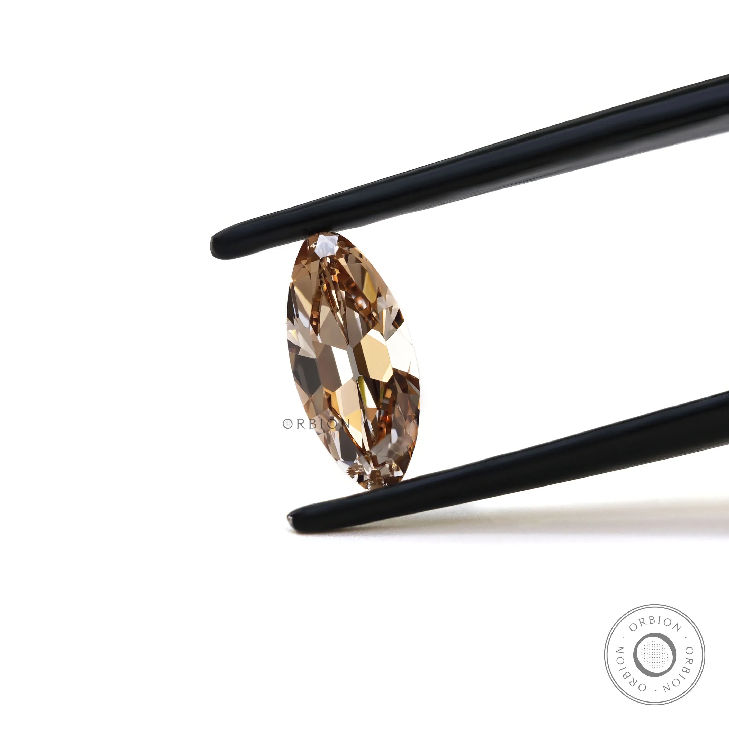 Loose moval brown lab grown diamond 1 carat