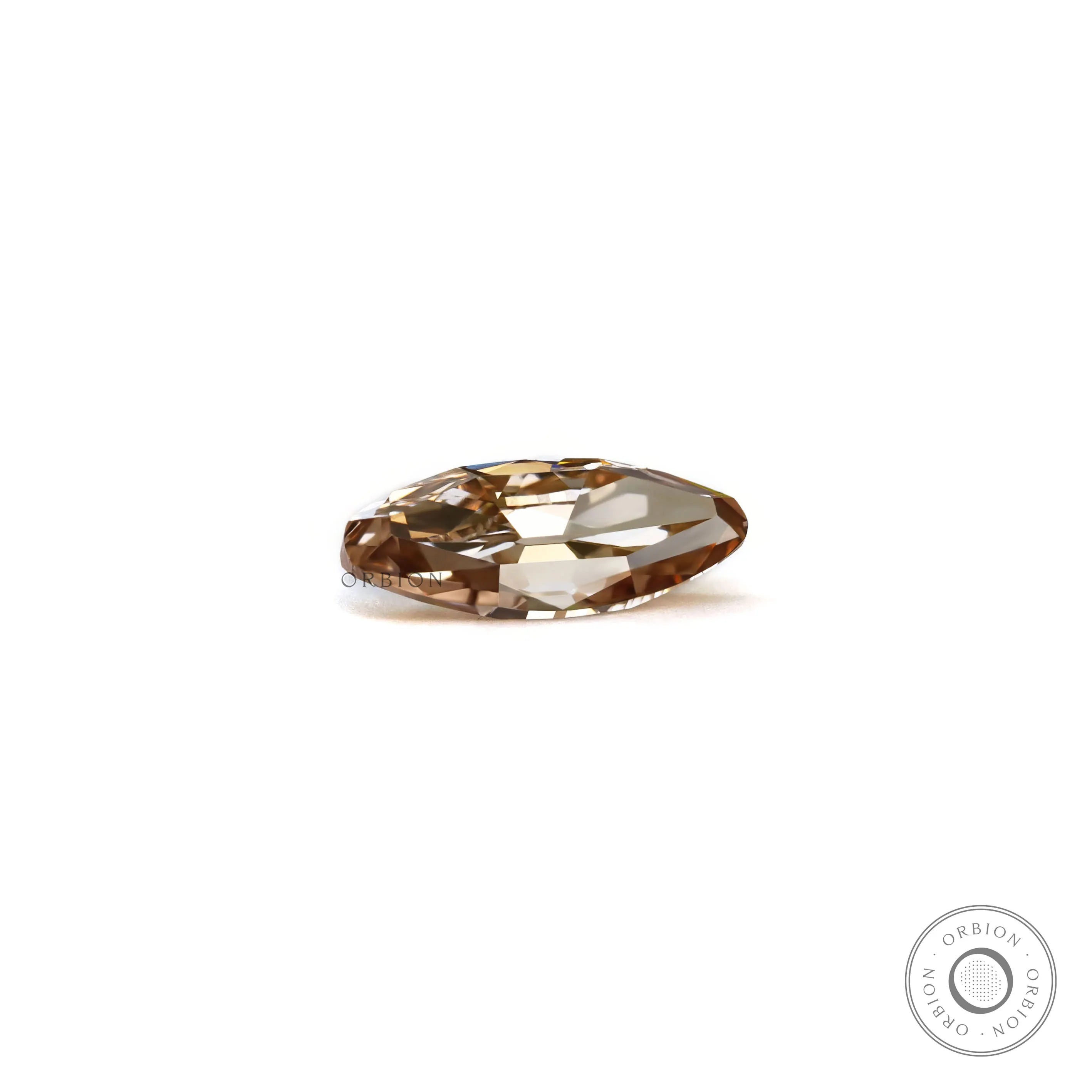Loose dark color diamond for custom engagement ring