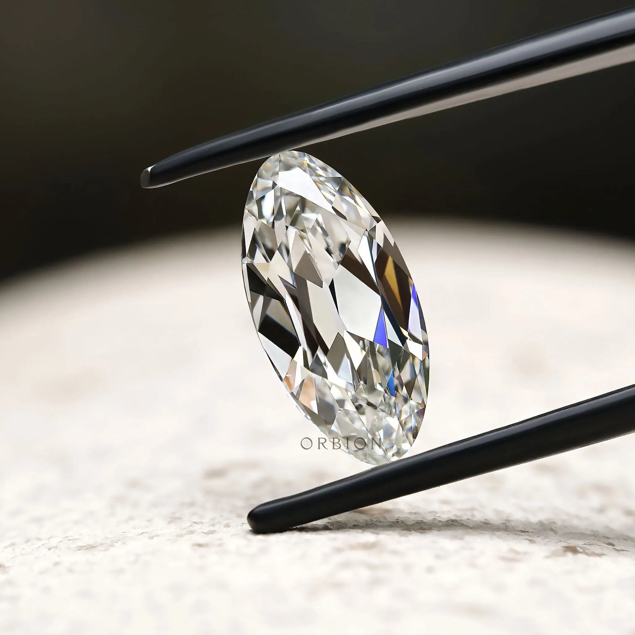 Large Faceted Fancy Cut Colorless Lab Grown Diamond 3 Ct