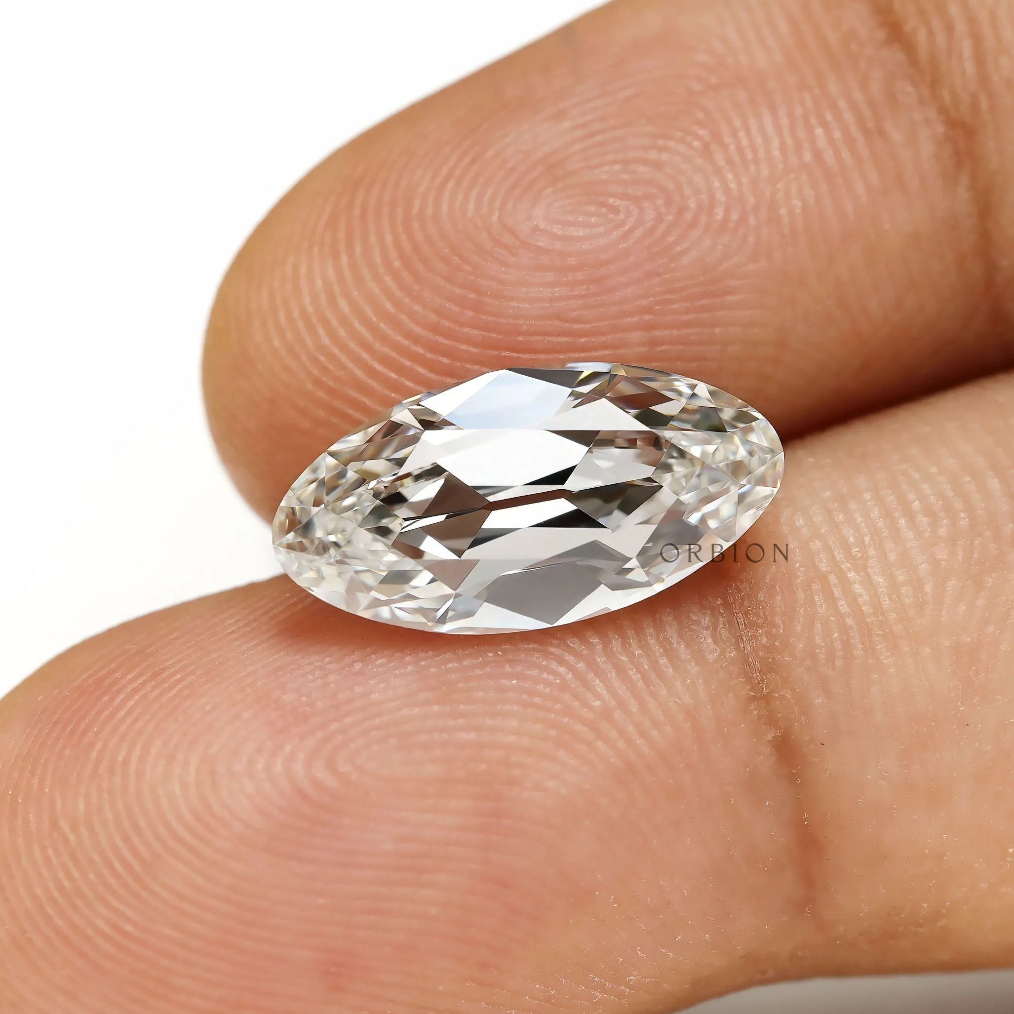 Old Mine Moval Lab Diamond For Antique Style Jewelry