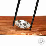Antique Cut Moval Shaped Lab Grown Diamond 3 Ct