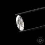 2 ct Moval shaped lab grown diamond featuring old mine cut brilliance