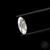 2 ct Moval shaped lab grown diamond featuring old mine cut brilliance