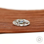 2 ct Antique moval diamond lab grown with strong vintage sparkle
