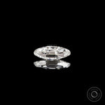 2 ct Lab grown diamond in moval shape with vintage old mine cut