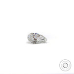 2 ct Pear lab diamond with gentle off white tone and brilliance