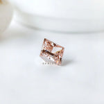Princess cut intense pink lab diamond 5 ct loose gem
