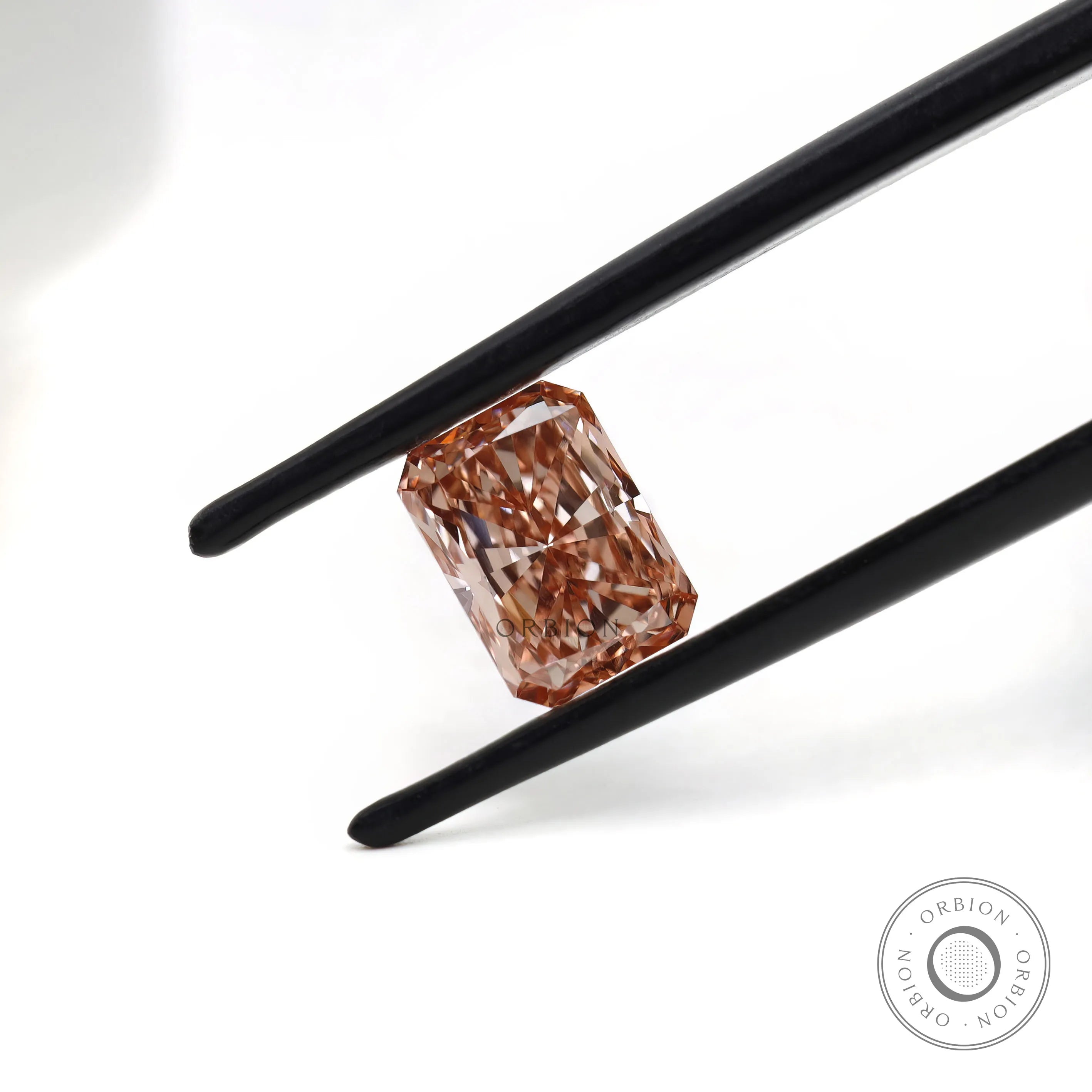 Fancy pink radiant lab diamond 1.50 ct loose stone