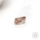1.50 ct Radiant shape lab diamond with fancy pink color