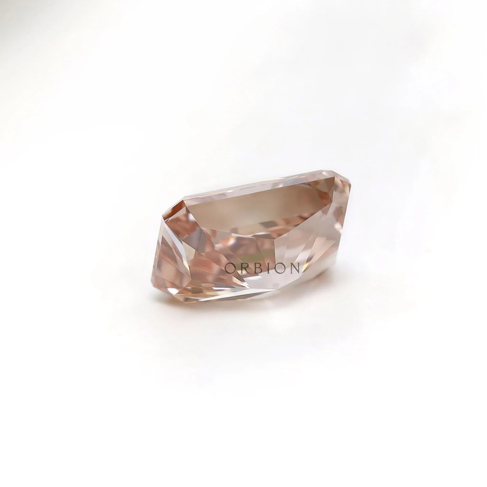1.50 ct Radiant shape lab diamond with fancy pink color