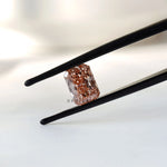1.70 ct Radiant cut fancy pink lab grown diamond loose gemstone