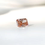 1.70 ct Radiant shape lab diamond with fancy pink color