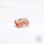 2.40 ct Loose radiant lab diamond in intense pink color tone