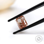 Radiant cut pink lab diamond 2 ct perfect for custom ring design