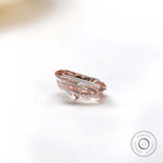 2 ct Pink radiant lab diamond for custom engagement ring setting