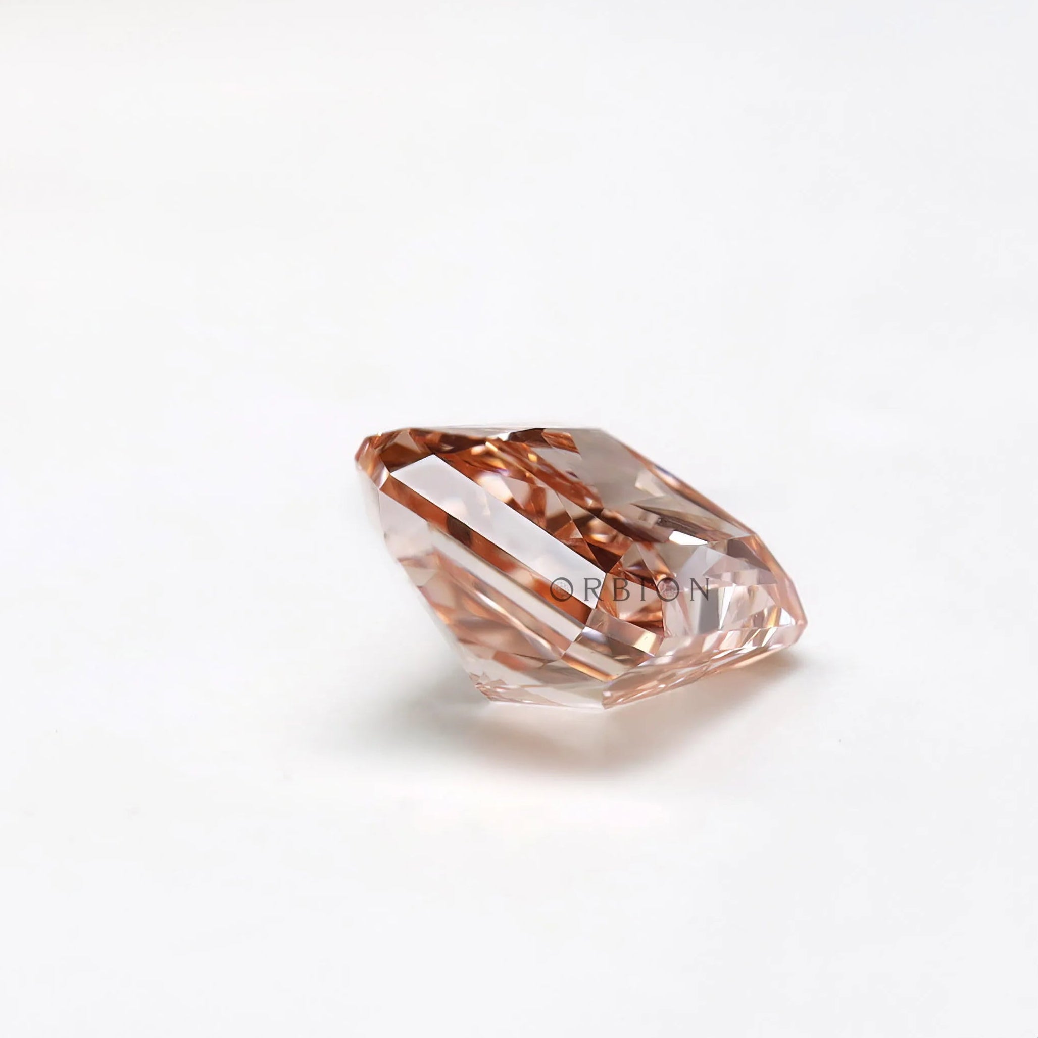 Soft pink radiant lab diamond 1.70 ct fine loose gemstone