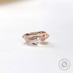 1.70 ct Radiant shape lab diamond with light pink color brilliance